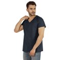 thumbnail image 2 of Inkmeso Men's V-neck Basic Tshirt Short Sleeve Solid Regular Fit Cotton Tee, 2 of 7