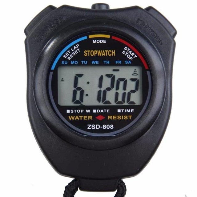 RYRDWP Numérique Chronographe Professionnel Sport Portable LCD Chronomètre Chronographe