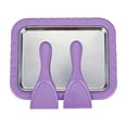 thumbnail image 1 of Wzzjkit Machine Instantanée à Crème Glacée à la Maison, Kit de Machine à Crème Glacée Roulée Instantanée avec 2 Grattoirs, Bricolage en Acier Inoxydable, Plateau à Crème Glacée Fait Maison, Activité Familiale 20 ml, 1 of 1