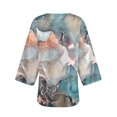 thumbnail image 4 of CEHVOM Blouse Décontractée à Manches Longues Imprimée pour Femme avec Poche Cardigan Liquidation, 4 of 4