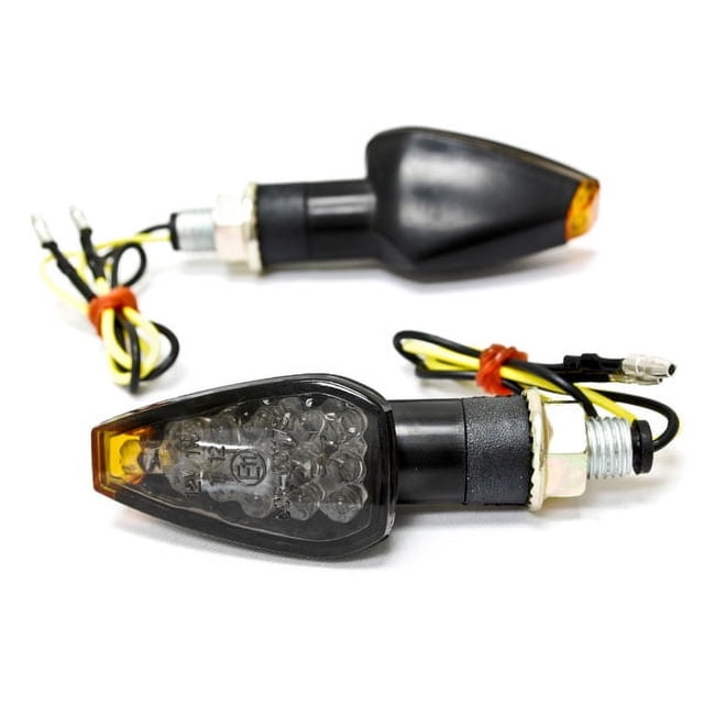 Krator Mini Personnalisé Conduit Clignotants Lampe Compatible avec Triomph Speedmaster Triple Thunderbird