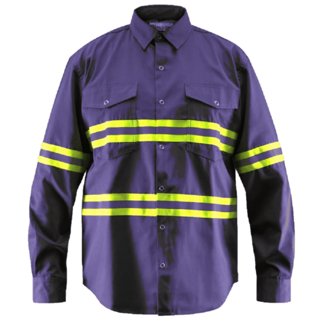 Premium High Visibility Hi Vis Reflective Safety Work Shirts - Full Sleeve