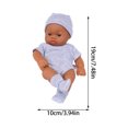 thumbnail image 3 of Poupées Bébé Reborn, Poupées Bébé Nouveau-Né Souples de 7,87 Pouces Poupées Bébé en Vinyle avec Ensemble de Vêtements Incluant une Sucette Poupée Réaliste Aspect Réel, Poupée Bébé Reborn, Poupées Bébé Nouveau-Né Réalistes, 3 of 7
