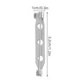 thumbnail image 2 of HONITANO 40Pcs Stainless Steel Brooch Pin Backs Plated Silver Metal Pin Fasteners for Name Tags Craft, 2 of 7