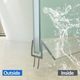 thumbnail image 4 of 2-Pack Shower Door Bottom Seal Sweep for Frameless Glass Rail, 4 of 9
