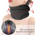 thumbnail image 3 of Adjustable Neck Support Brace, Ergonomic Design Breathable Soft Cervical Collar Removable Outer Layer for Easy Cleaning Neck Braces for Neck Pain and Support, 3 of 7