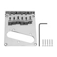 thumbnail image 2 of Fyydes Guitar Saddle Bridge,Fixed Guitar Bridge Electric Guitar String Plate Tailpiece Replacement With Mounting Screws,Fixed Guitar Bridge, 2 of 8