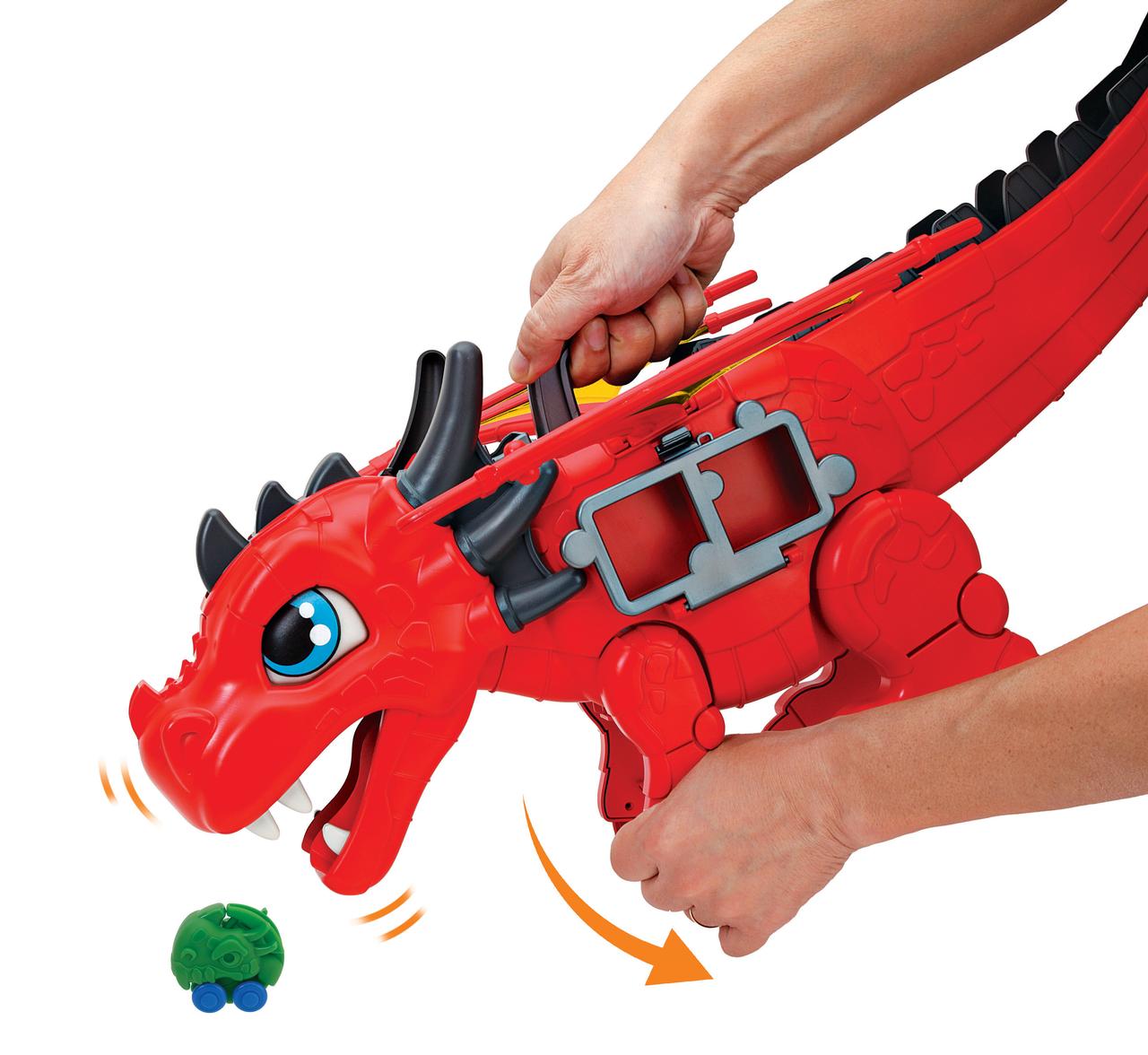 KID CONNECTION Voiture DRAGON Avec des effets lumineux et sonores, 21 pièces, jouet pour tout-petits