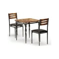 thumbnail image 2 of Ourlova Home Dining Table Set For 2 Dining Table And Chairs Set Of 2 3 Piece Dining Table Set With Spiral Table Legs For Small Spaces Kitchen Apartment, 2 of 6