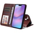 thumbnail image 2 of Compatible with iPhone 17 Case Card Slots Precise Cutouts Flip Cover Magnetic Closure, 2 of 5