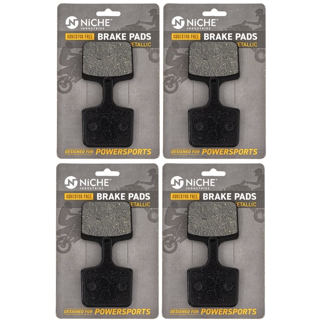 Niche Brake Pad Set for Polaris Indy 600 RMK Switchback Rear Semi-Metallic 4Pack 519-KPA2620D