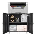 thumbnail image 4 of Kojooin Metal Printer Cabinet with File Storage, Mobile 3D Printer Stand with 2 Doors and Adjustable Shelf, Under Desk File Cabinet for Home Office, 4 of 8