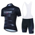 thumbnail image 1 of Summer INS PRO TEAM Men's Cycling jersey Wear Strap Suit Set Ropa with Gel Pad MTB Bicycle, 1 of 4