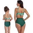 thumbnail image 4 of Girls Swimsuit High Waisted Two Pieces Bikini Set Swimwear Bathing Suits, 4 of 7