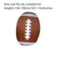 thumbnail image 3 of Hearth & Gear Inflatable Rugby Clothing Rugby Party Decoration One Size Fits All Person Interesting Inflatable Clothing Event Chairs Bulk Party Decorations for Adults Women Party Decorations Theme 90s, 3 of 7