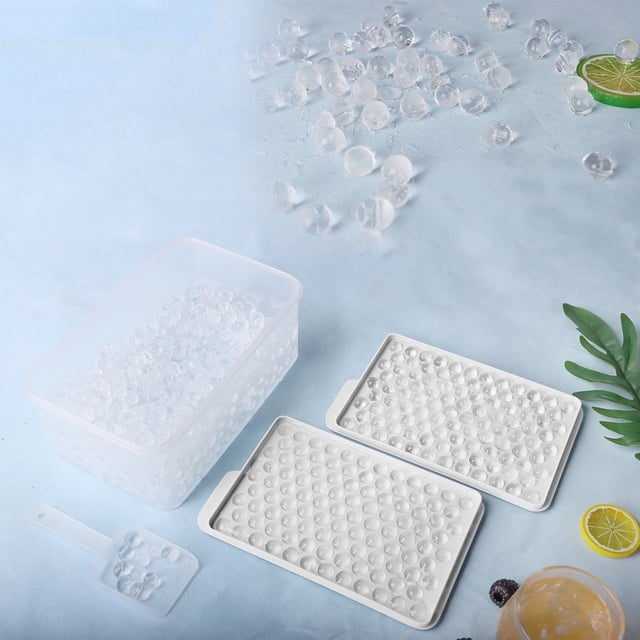 WIFKLSIIPG Mini Ice Cube Trays Small Ice Cube Tray Crushed Ice Tray for ChilLED Drinks Coffee Juice