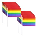 thumbnail image 1 of Birdeem 12Pcs/Set Lgbt Pride Flags Hand Waving Festival, 1 of 12