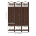 thumbnail image 3 of HOMCOM 5.6ft Folding Room Divider, Freestanding Privacy Screen for Bedroom, 3 of 10