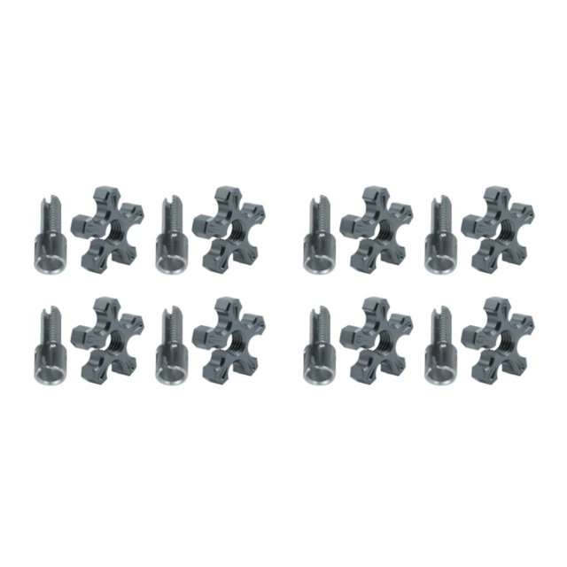 mmirethe 4pcs/set Efficient Performance Motorcycle Fixed Screws For High Torsion And Stress Resistance Titanium color 2Set