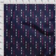 thumbnail image 3 of oneOone Polyester Lycra Fabric Arrow Sign Kasuri Print Fabric BTY 56 Inch Wide, 3 of 4