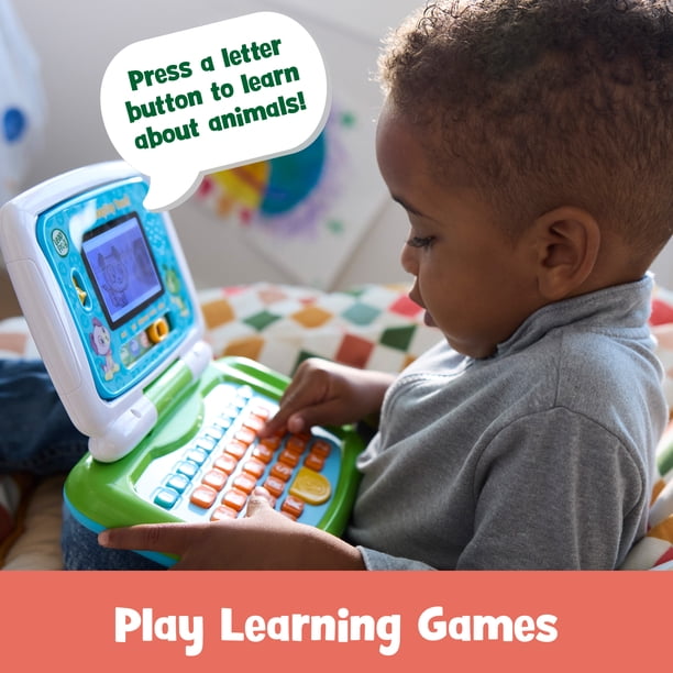 LeapFrog 2-in-1 Leaptop Touch, Green, Interactive Toddler Learning