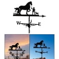 thumbnail image 4 of DOLITY Vintage Look Weather Vane Garden Kit Outdoor Metal Weathervane Cupolas Horse, 4 of 8