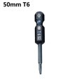 thumbnail image 1 of 1 Pcs 50mm Blue Magnetic Torx Screwdriver Bits Set Electric Screwdriver T5-T40, 1 of 9