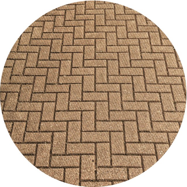 Ahgly Company Tapis Rond Lavable en Machine Intérieur Transitionnel Brun Selle, 8 Pieds Rond