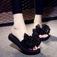 thumbnail image 2 of LEEy-World Pantoufles pour Femmes Femmes Vêtements d'Extérieur à Bout Carré à Talons Hauts Sandales Unies Femme Pantoufles Femmes, 2 of 3