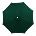 thumbnail image 1 of LSLJS Garden Umbrella Outdoor Stall Umbrella Beach Sun Umbrella Replacement Cloth 118 Inch Diameter with 8 Bones, Portable Windproof Compact Travel Umbrella, 1 of 4