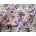 thumbnail image 5 of oneOone Silk Tabby Medium Purple Fabric Sea Life Pattern Craft Projects Decor Fabric Printed By The Yard 42 Inch Wide, 5 of 5