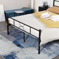 thumbnail image 2 of Homycasa Full Size Metal Platform Bed Frame, Black, 2 of 8