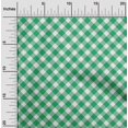 thumbnail image 2 of oneOone Cotton Flex Green Fabric Gingham Check Craft Projects Decor Fabric Printed By The Yard 40 Inch Wide, 2 of 4