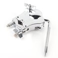 thumbnail image 1 of Support de Tambour Tom, Support de Tambour Tom Électroplaqué et Peint, Poignée Ronde Rotative 360° pour Tous Types de Supports Tambour, 1 of 8