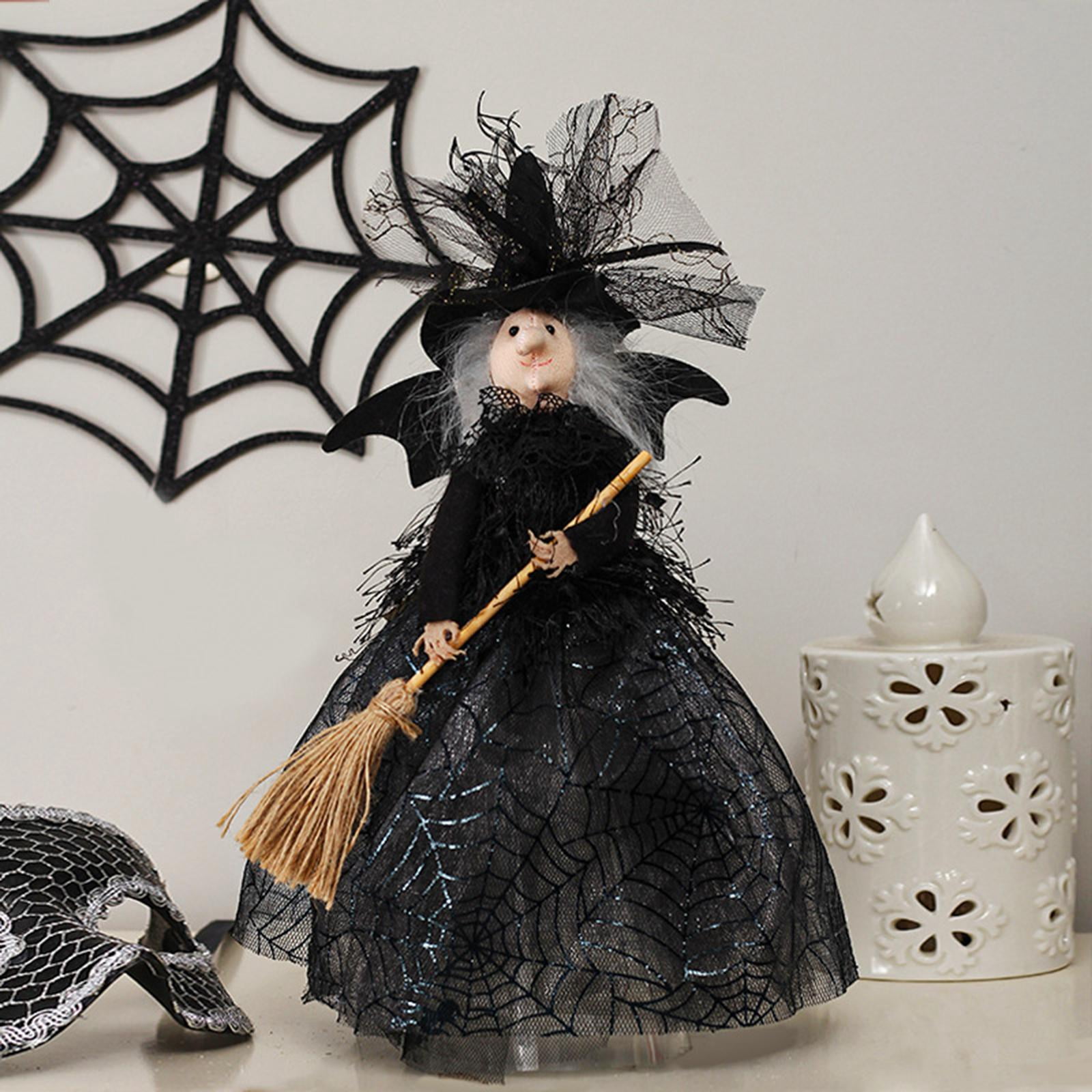 Jolies Poupées Sorcières de Collection pour Décoration de Gâteau Halloween