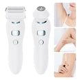 thumbnail image 2 of 2-In-1 Women Electric Shaver USB Rechargeable Waterproof Portable Travel Face Body Bikini Area Arm Leg Hair Removal Razor Epilator Trimmer, 2 of 8