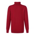 thumbnail image 2 of RUNQHUI Enfants Garçons Filles Hiver Chaud Côtelé Col Roulé Manches Longues Chandail Tricoté Chandail Hauts Blouse Rouge 110, 2 of 7