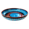 thumbnail image 3 of Cactus Canyon Ceramics Spanish Terracotta Small Serving Dish, Blue, 3 of 4