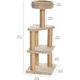 thumbnail image 2 of Cat Tree - Indoor Cat & Kittens Multi-Level Climbing Activity Tower with Scratching Posts Medium (.;H) -, 2 of 8