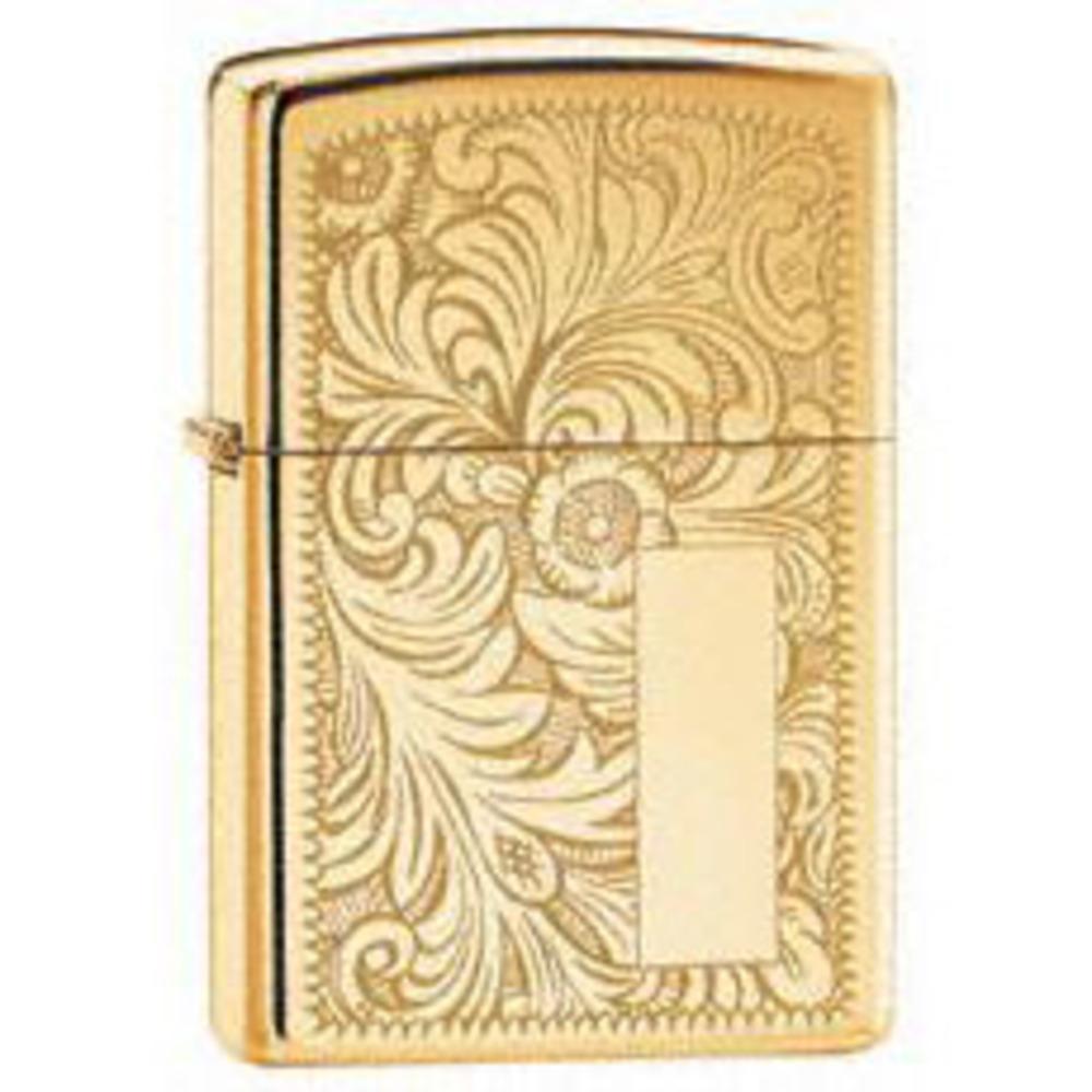 Zippo Venetian Lighter         High Polish Brass 352B