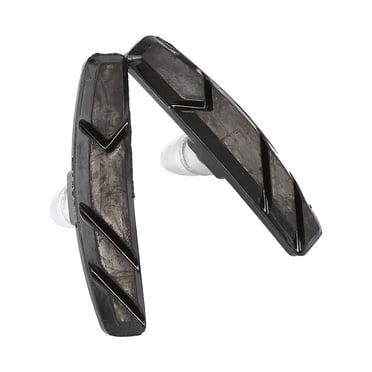 Plaquettes de Frein de Vélo, Sabots de Frein Routier Plaquettes de Frein en V Sabots de Frein en V Blocs de Frein Chaussures Ensemble de Blocs de Frein de Vélo Caoutchouc et Acier Inoxydable pour Atelier de Réparation pour Vélo