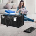 thumbnail image 1 of Feltree Christmas Tree Storage Bag, Comforter Storage Bag Large 29x13x14 Inches, Compressible Extra Thick PE Plastic Storage Bag with Handles, 1 of 7
