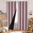 thumbnail image 1 of Elegant Top Design Curtains For Complete Light Blocking And Thermal Insulated Room Darkening Drapes With Easy Window Installation, 1 of 4