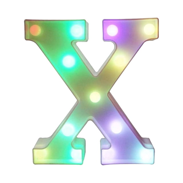 LiveSatisfy Clearance Colorful Light Up Letters, LED Letter Lights Marquee Letter Signs Battery Powered, Letter Lamp with Remote for Birthday Party Wedding Home Bar Christmas Decorations