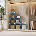 thumbnail image 3 of Wire Cube Storage, 6-Cube Closet Organizer Storage, Modular Shelves Units, Storage Bins Shelving, for Bedroom, Office, 3 of 9