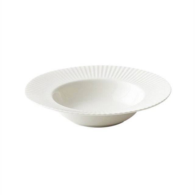Light Luxury Exquisite Breakfast Plate Ceramic Household Western Salad Plate Hotel Personalized Large Tableware