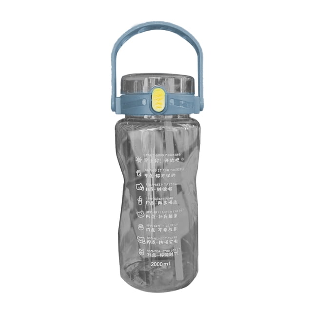 Outdoor Sports Water Bottle Water Bottle With Straw Fitness Water Bottle Water Bottle Outdoor Sports Water Bottle Plastic Fitness Water Bottle Extra Large Capacity Kettle With