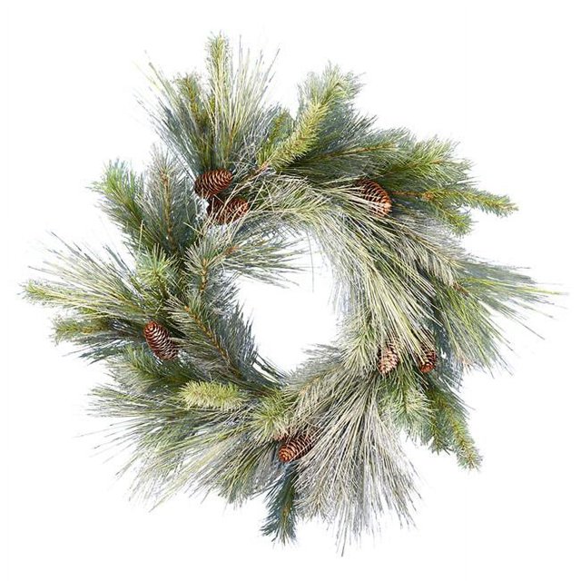 Vickerman D182124 Couronne de Myers Givrés en Pin 24 Po