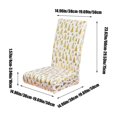 thumbnail image 3 of Christmas Dining Chair Covers Chair Back Covers Removable Washable Chair Protectors For Christmas Home Kitchen, 3 of 6