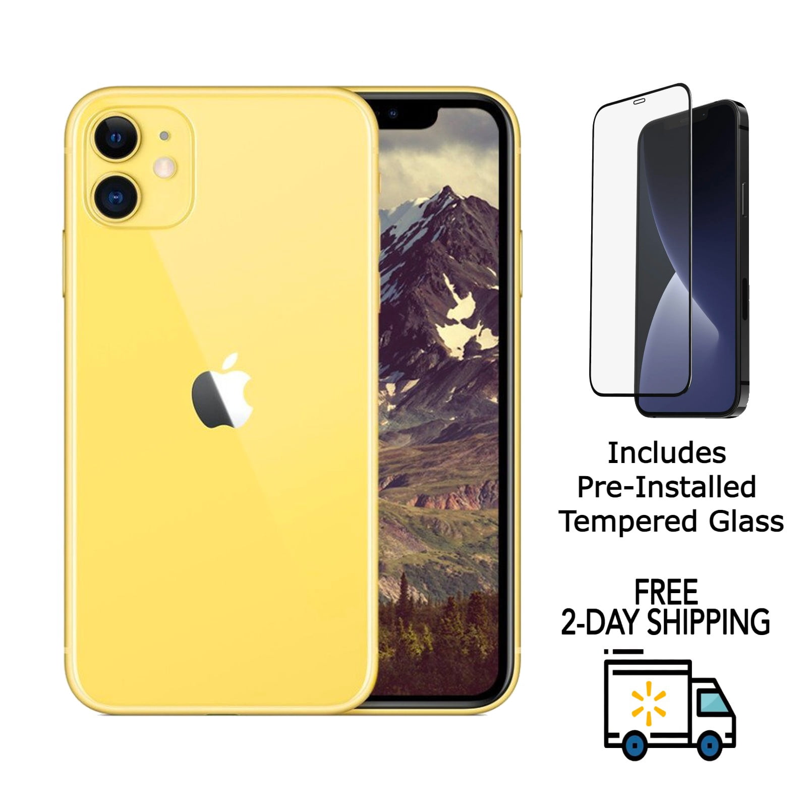 Refurbished Apple iPhone 11 A2111 (Fully Unlocked) 64GB Yellow